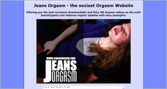 Desktop Screenshot of jeansorgasm.com